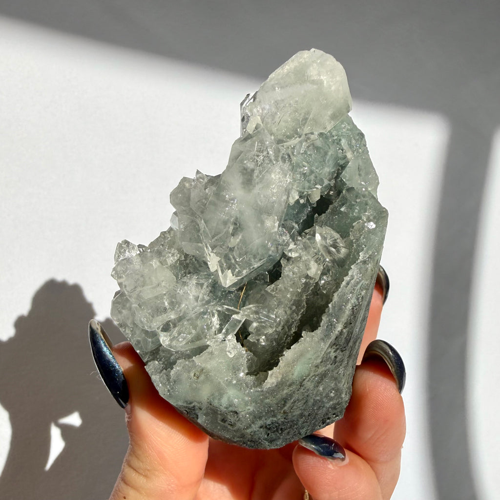 Apophyllite On Chalcedony Freeform