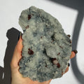 Heulandite & Apophyllite On Blue Chalcedony Cluster