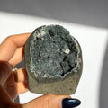 Calcite On Green Chalcedony Freeform