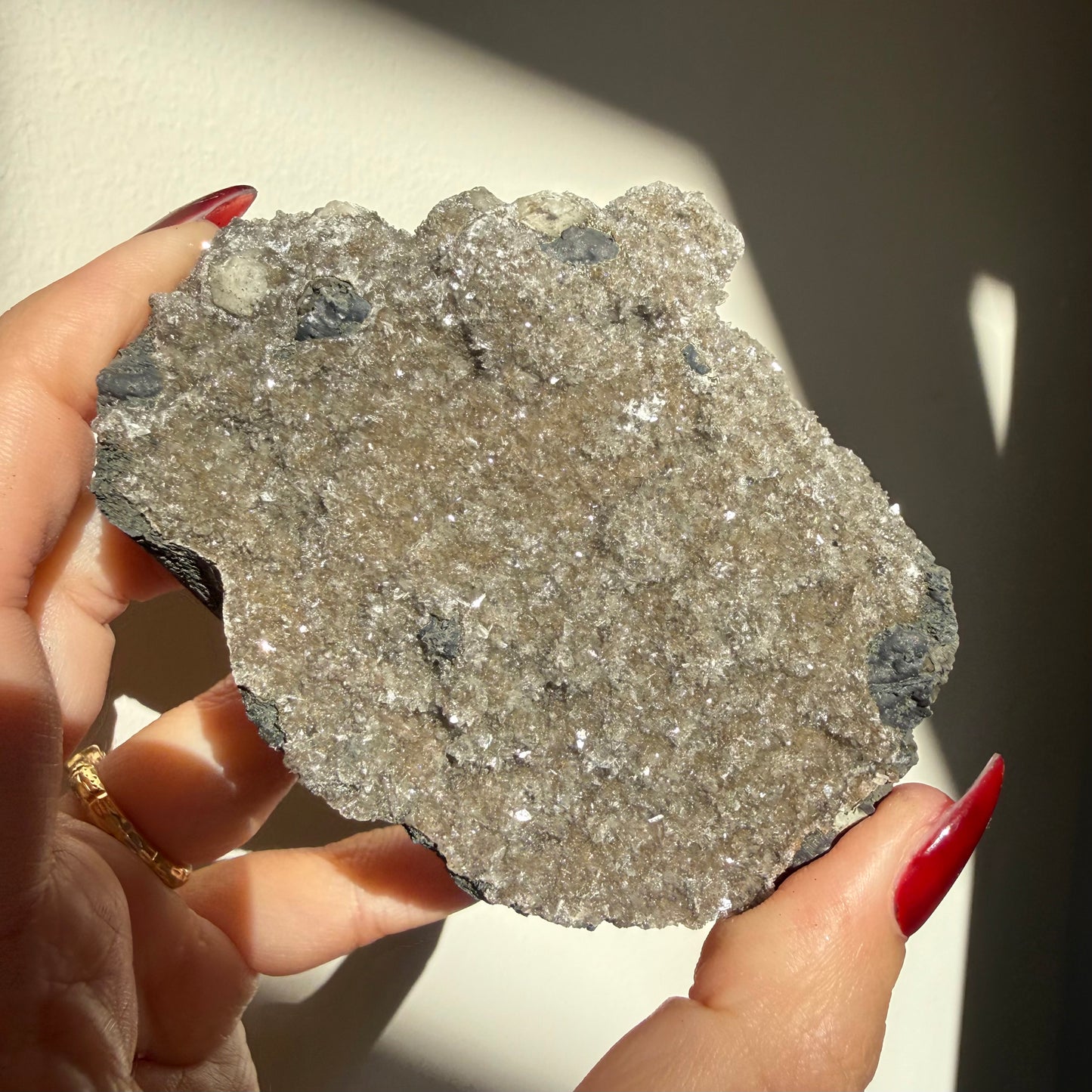 Micro Heulandite + Chalcedony Cluster