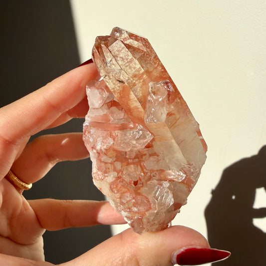 Hematite Quartz Cluster