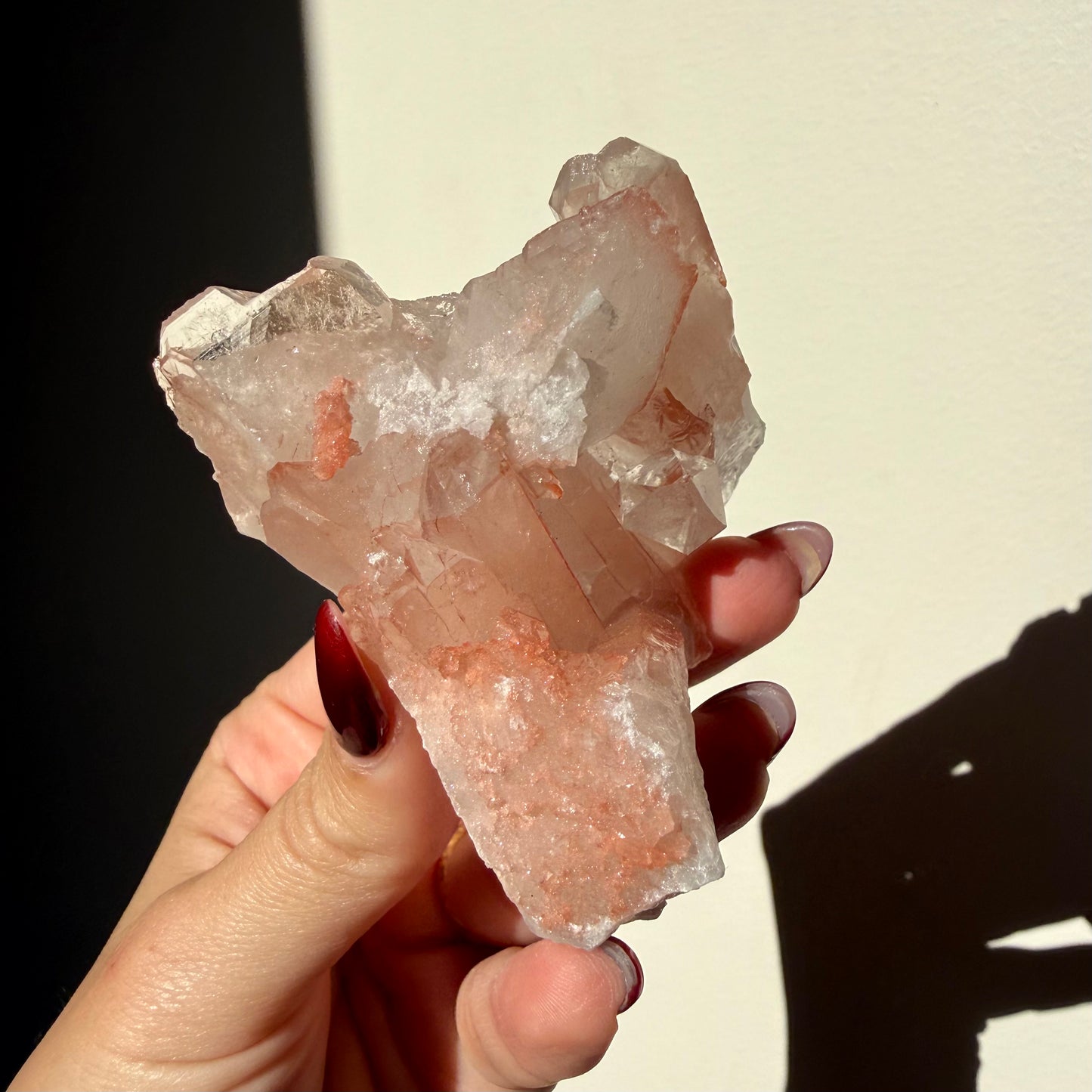 Hematite Quartz Cluster