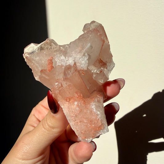 Hematite Quartz Cluster