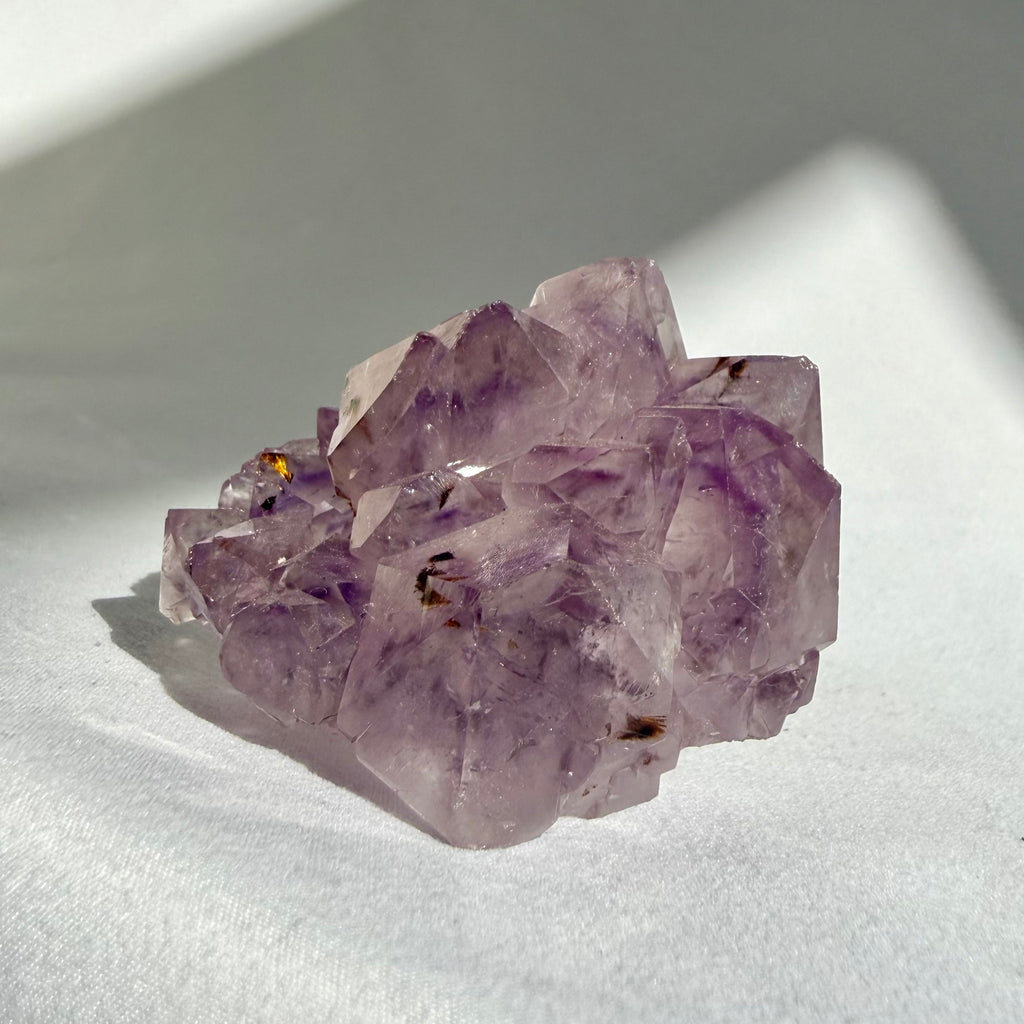 Amethyst & Cacoxenite Cluster