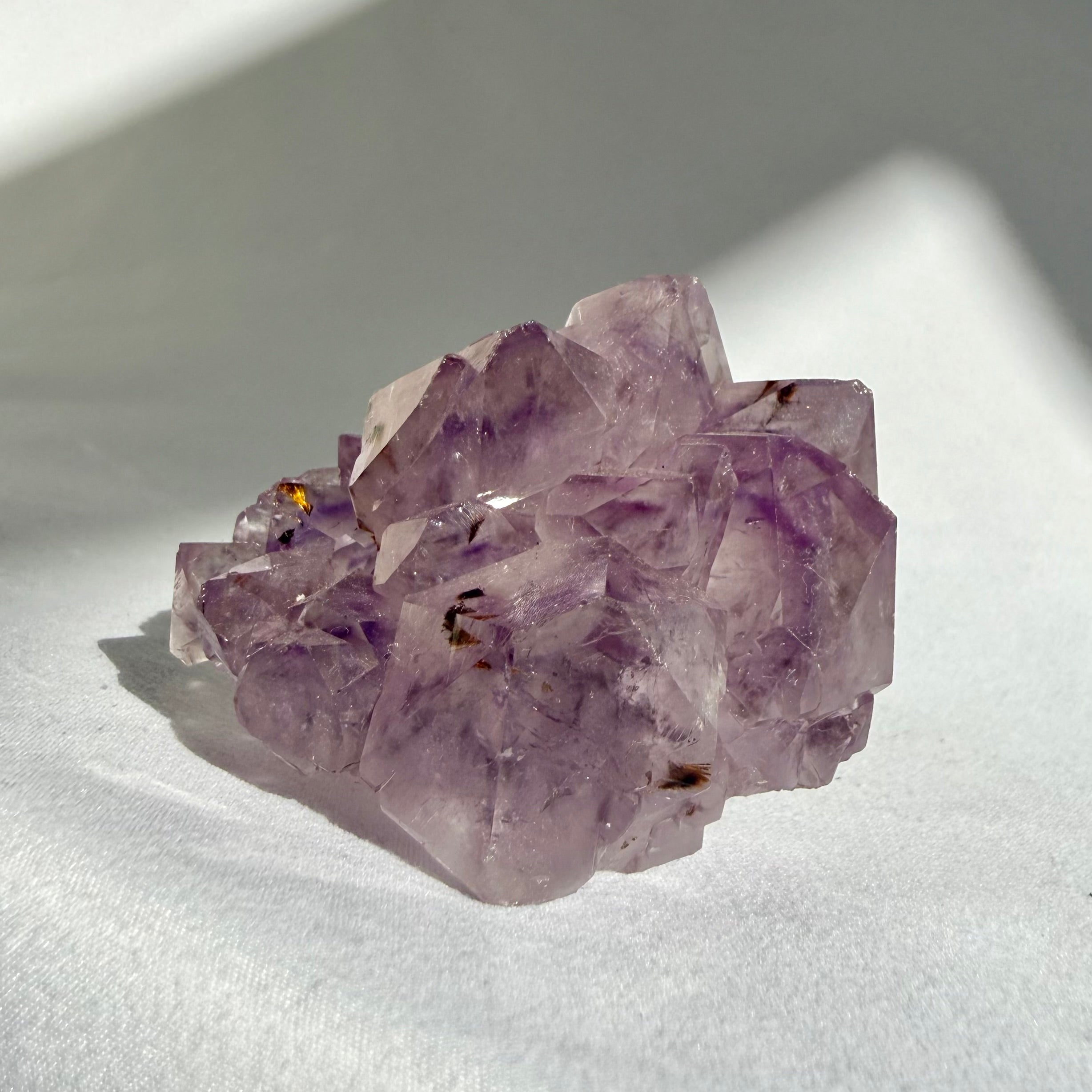 Amethyst & Cacoxenite Cluster