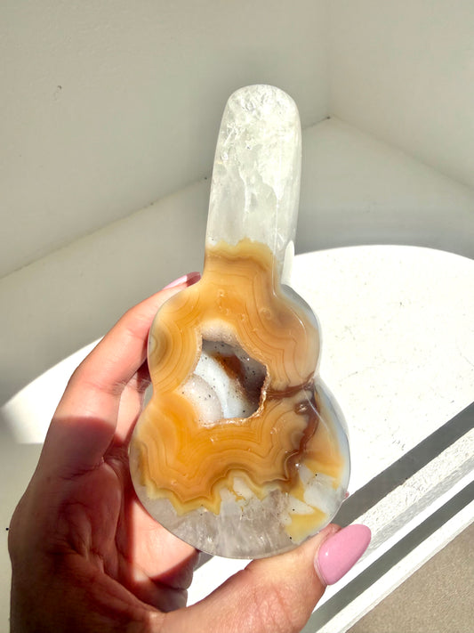 Agate Druzy Guitar