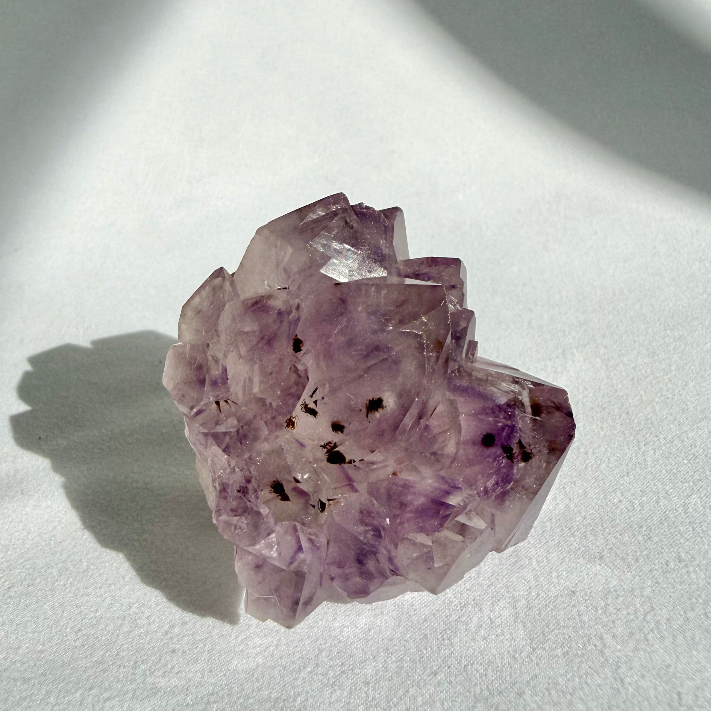 Amethyst & Cacoxenite Cluster