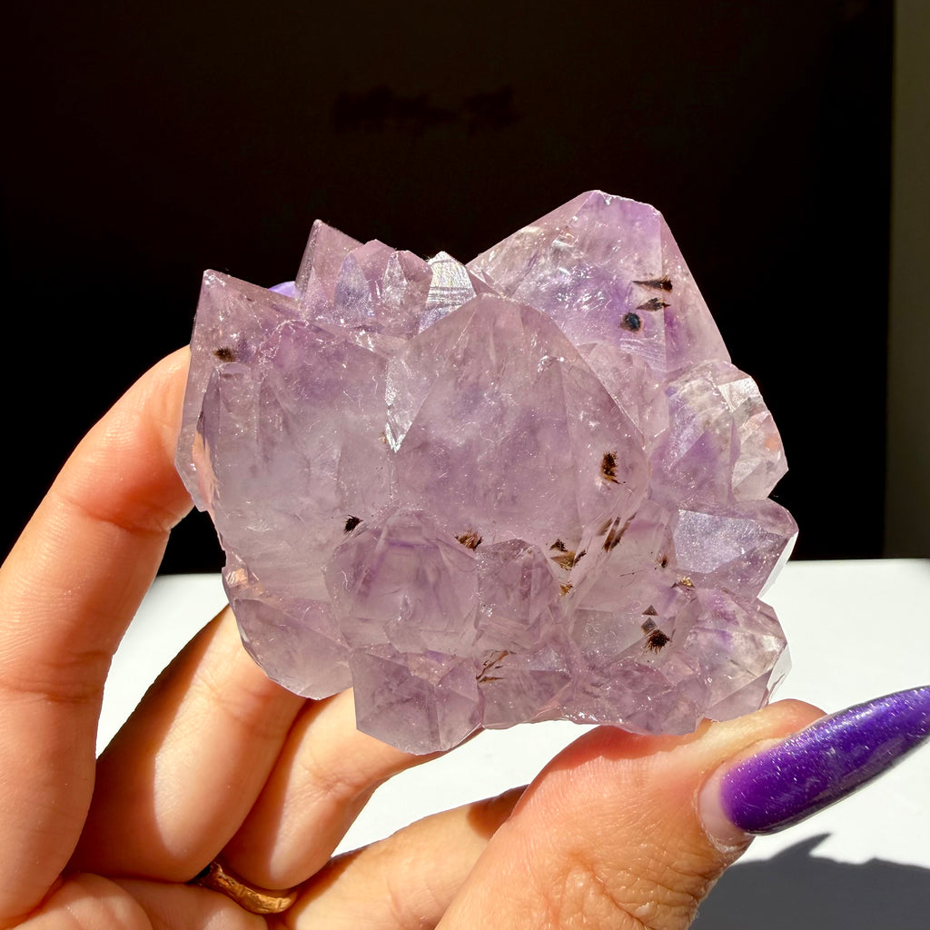 Amethyst & Cacoxenite Cluster