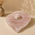 Rose Quartz Tea Light Holder