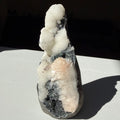 Prehnite & Heulandite On Chalcedony Freeform