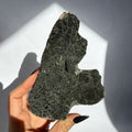 Heulandite On Black Chalcedony Cluster