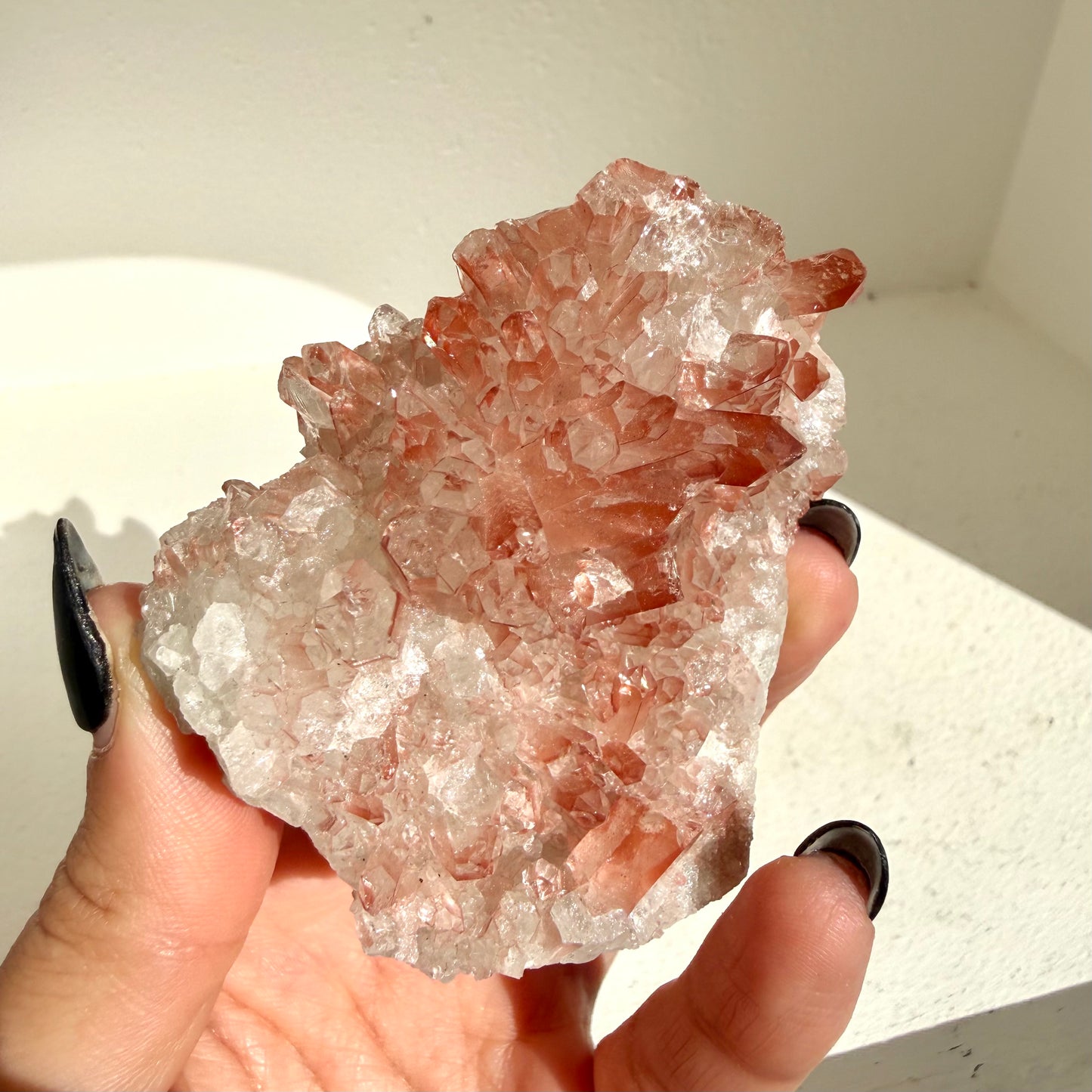 Hematite Quartz Cluster
