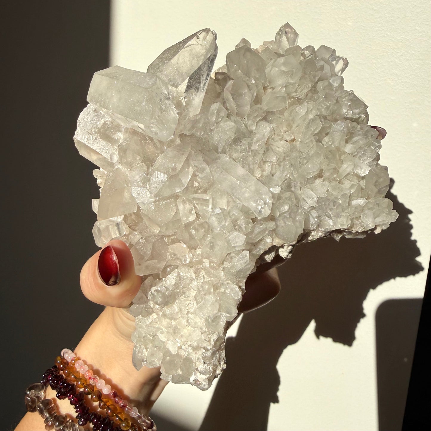 Lodalite Quartz Cluster