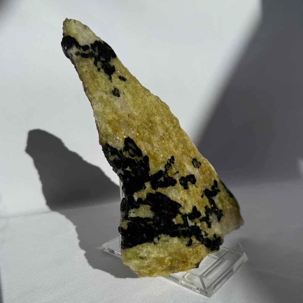 Epidote & Prehnite Slab
