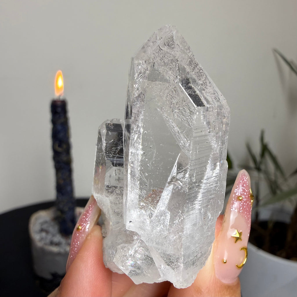 Himalayan Lemurian Quartz Freestanding Point