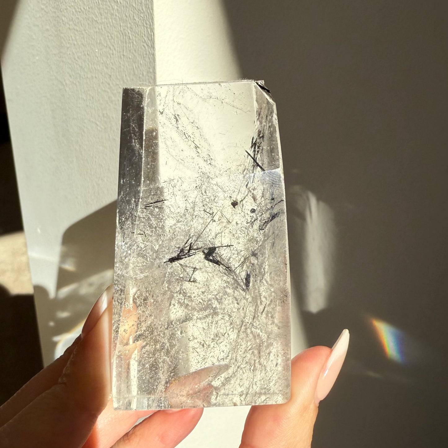 Black Tourmaline In Quartz Freeform