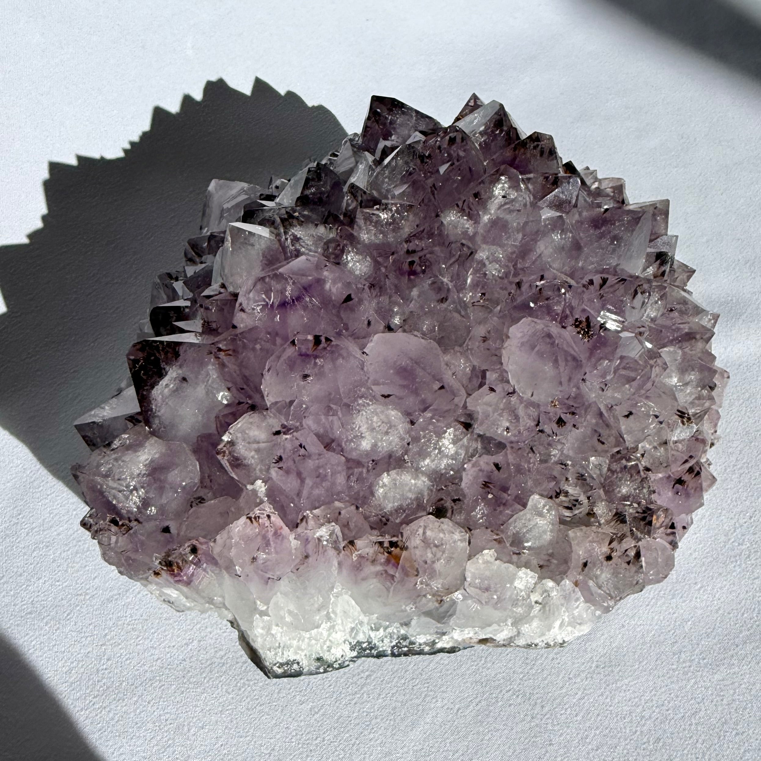 Amethyst & Cacoxenite Pine Cluster