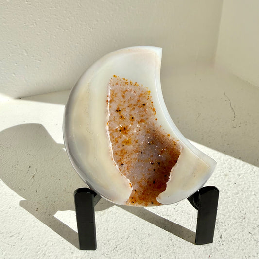 Agate Druzy Moon