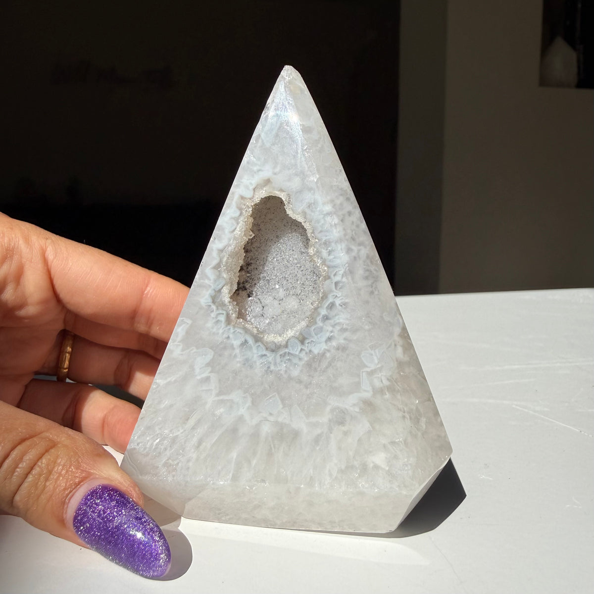 Agate Druzy Diamond