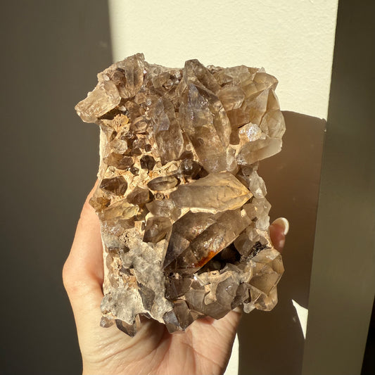 Smoky Quartz Freestanding Cluster