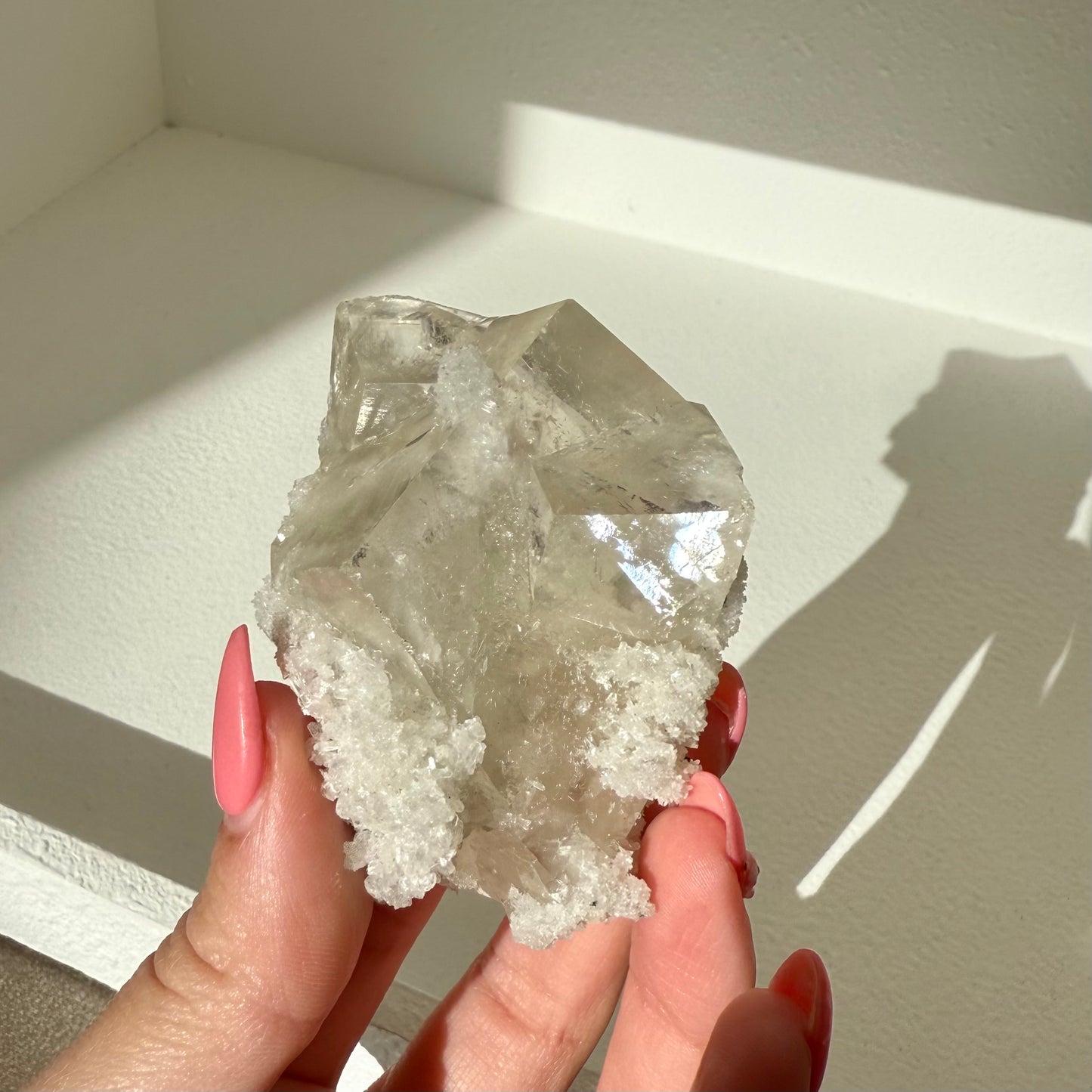 Calcite + White Chalcedony Specimen