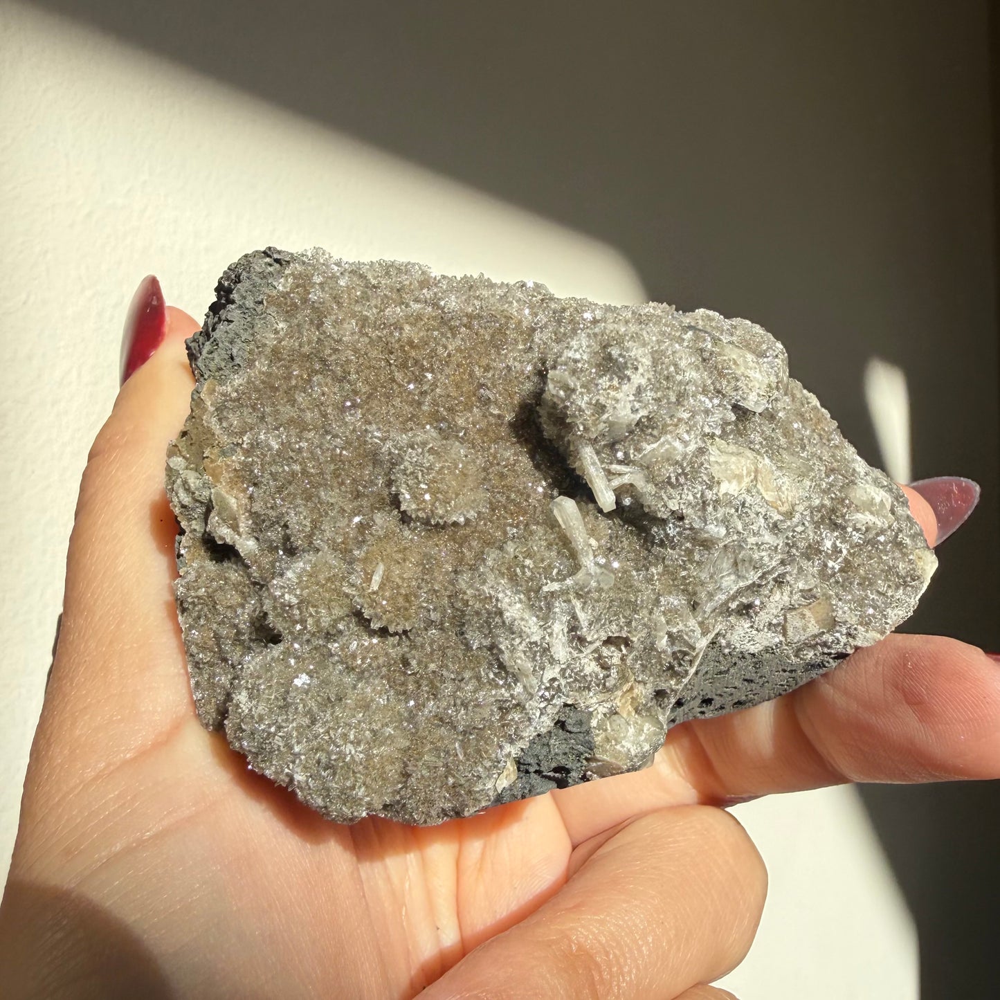 Micro Heulandite + Chalcedony Cluster
