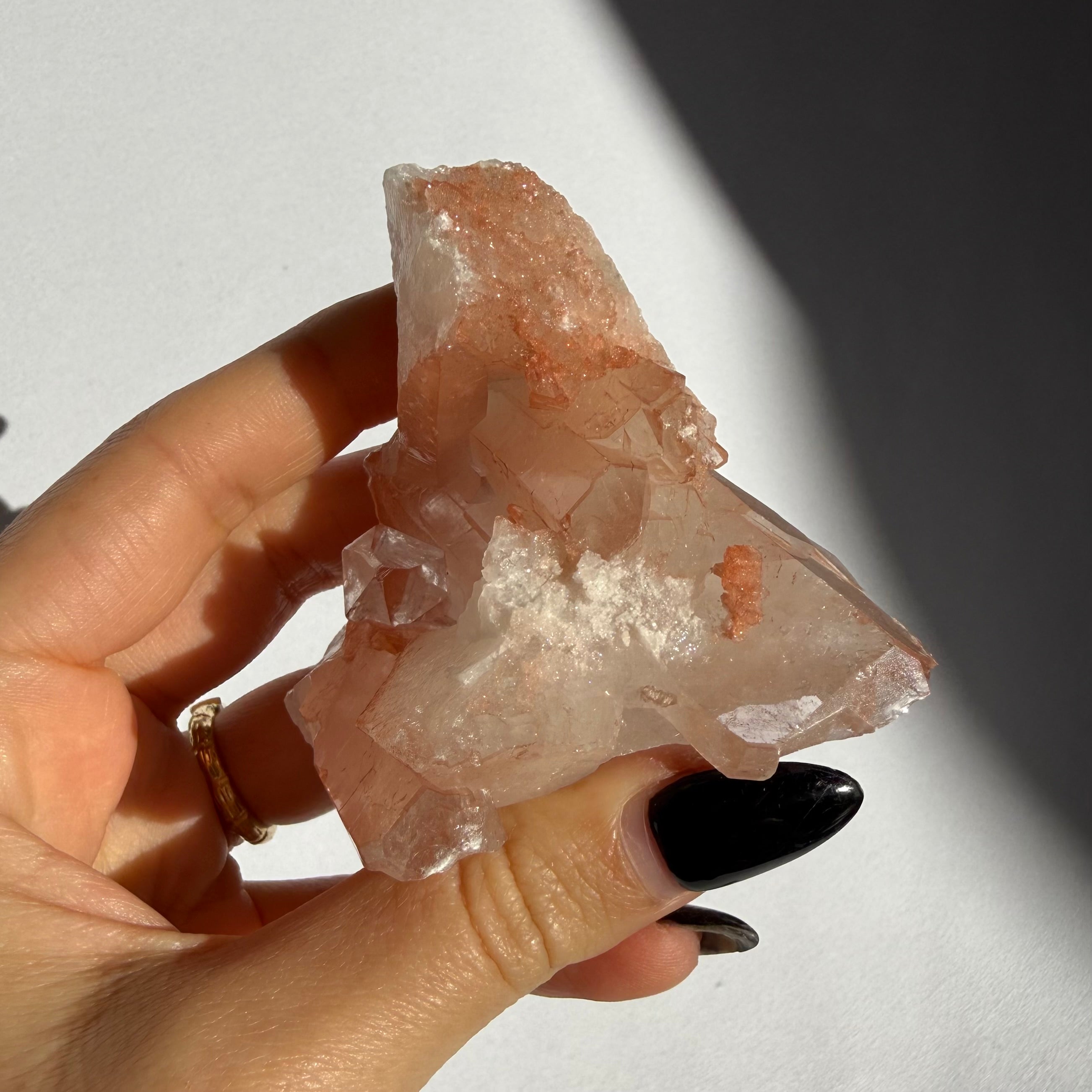 Hematite Quartz Cluster