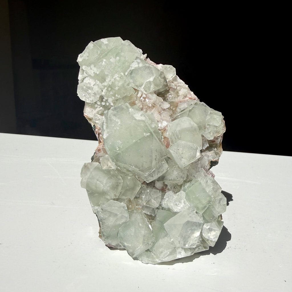 Chalcedony On Green Apophyllite Freeform