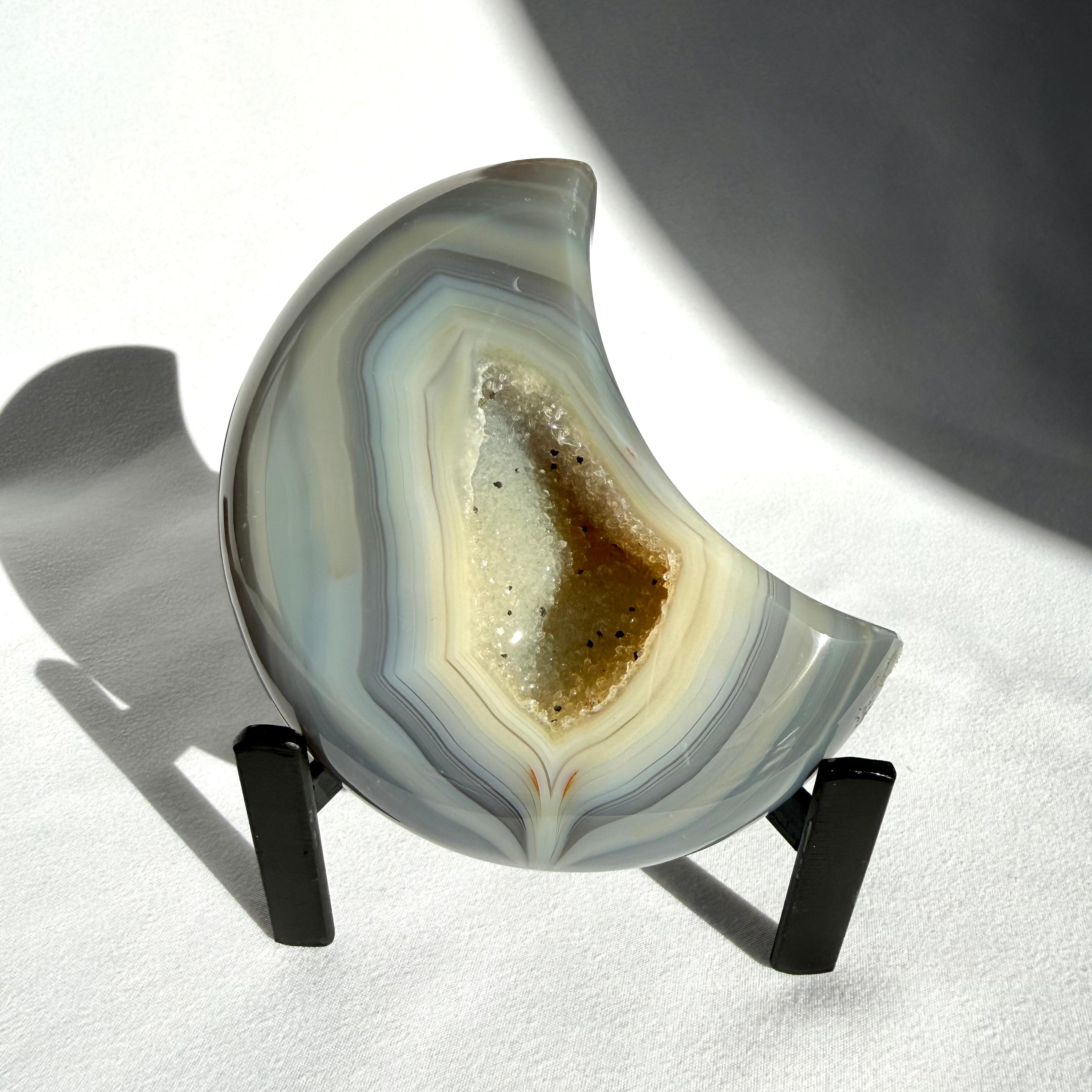 Agate Druzy Moon