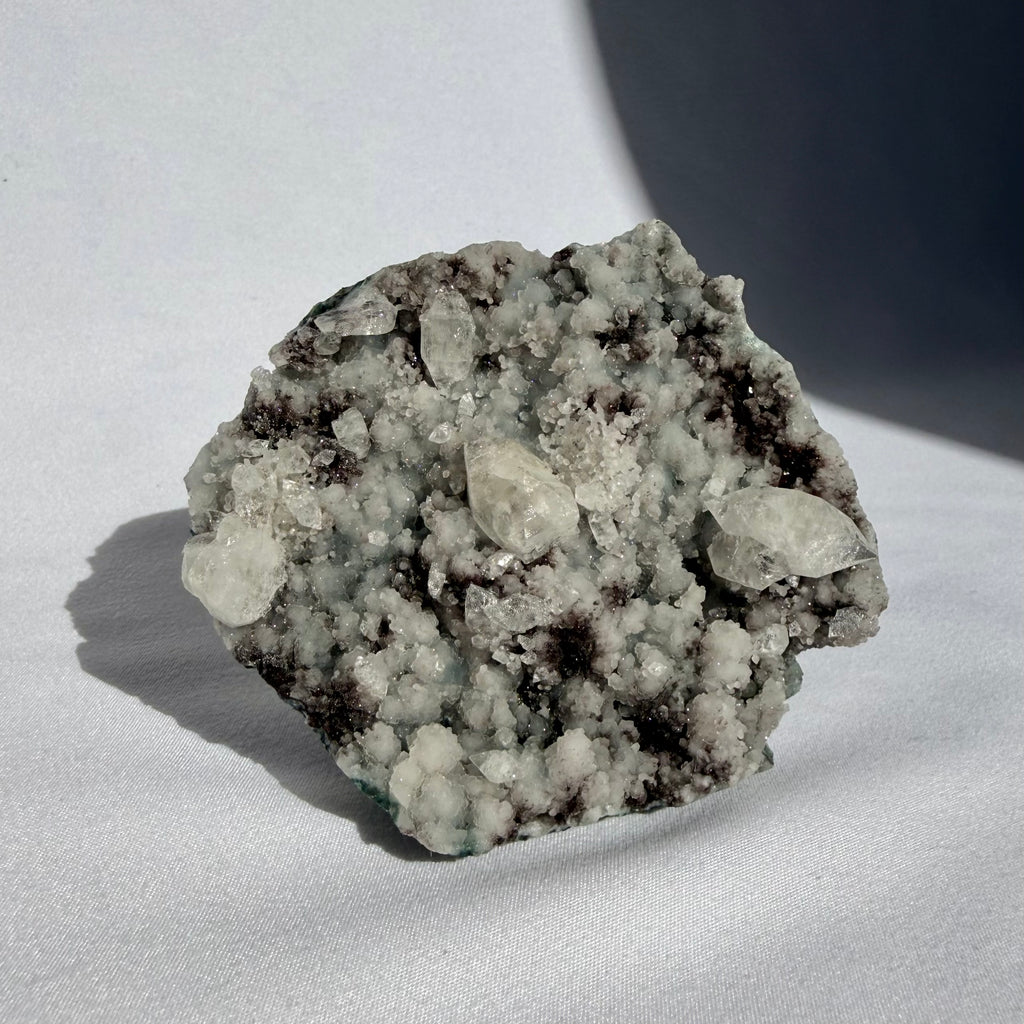 Apophyllite On Chalcedony Freeform