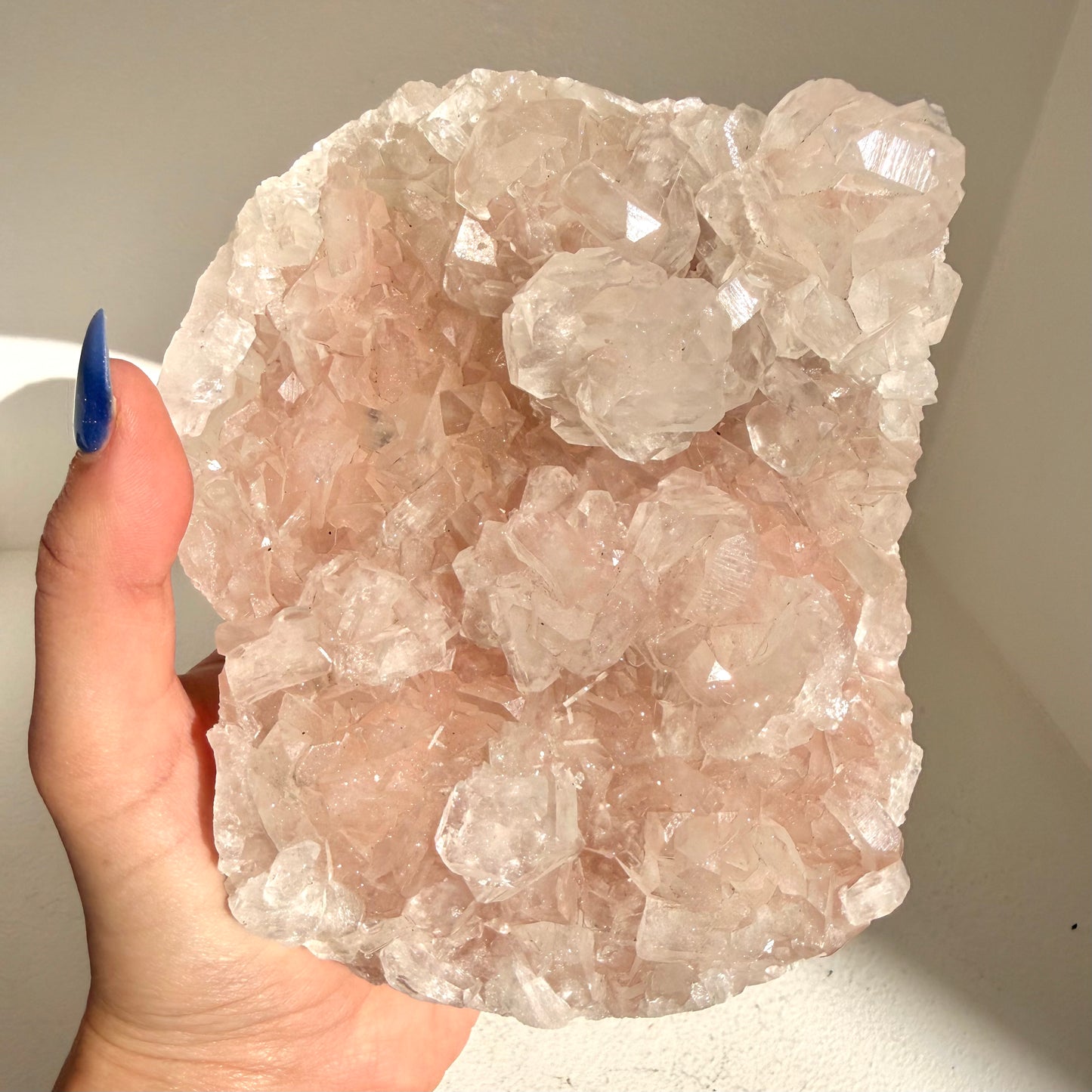 Pink Apophyllite Freeform Cluster