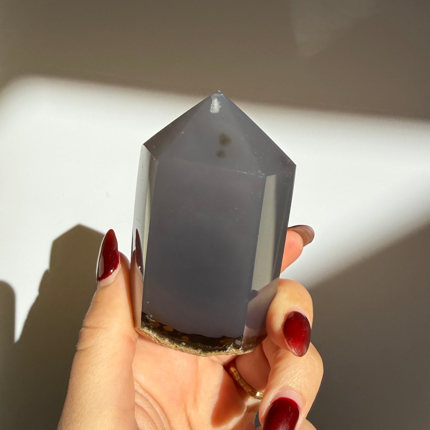 Agate Druzy Point