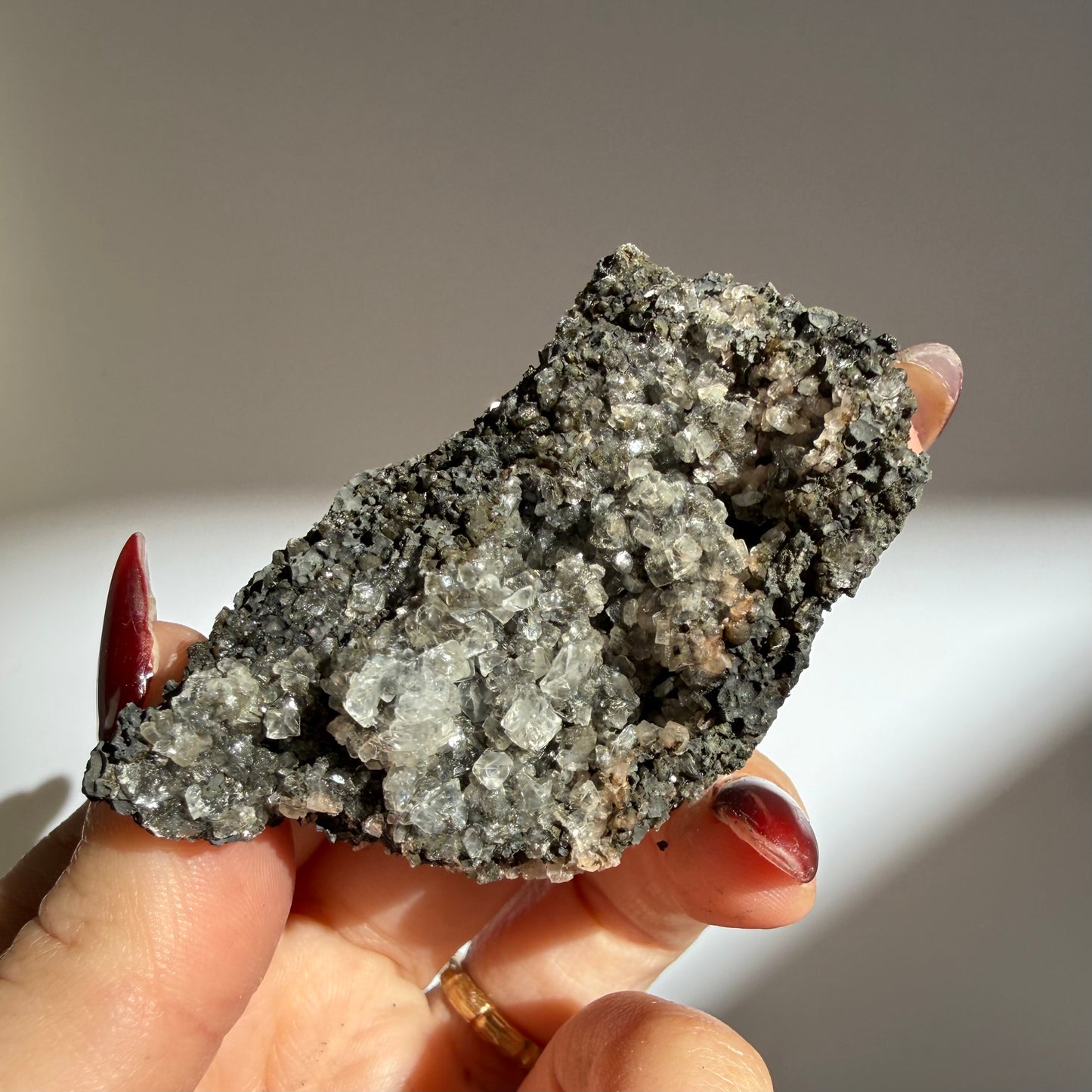 Micro Heulandite + Chalcedony Cluster