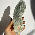 Scolecite & Stilbite On Stormy Apophyllite Cluster