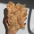 Green Apophyllite On Stilbite Cluster