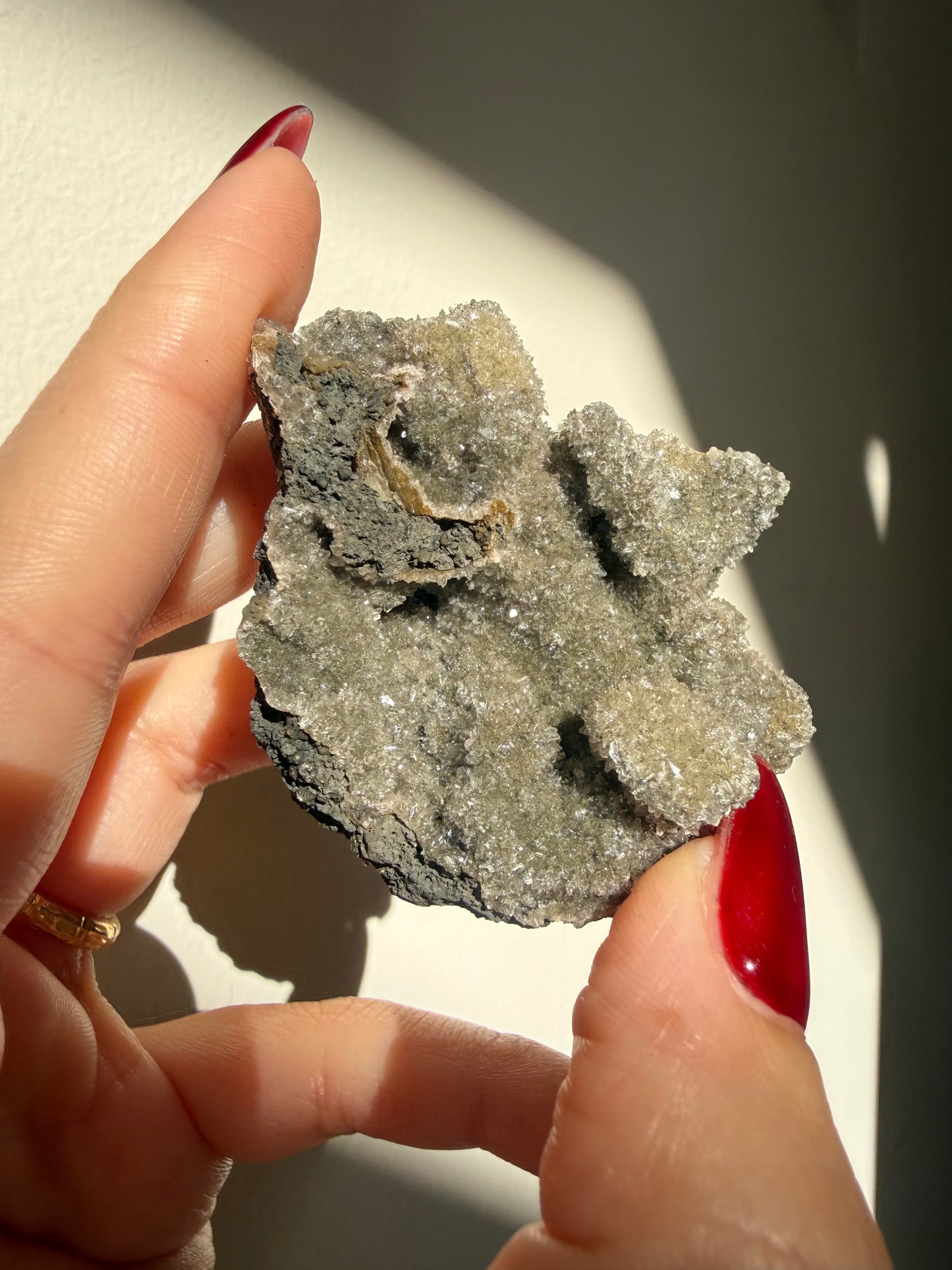 Micro Heulandite + Chalcedony Cluster