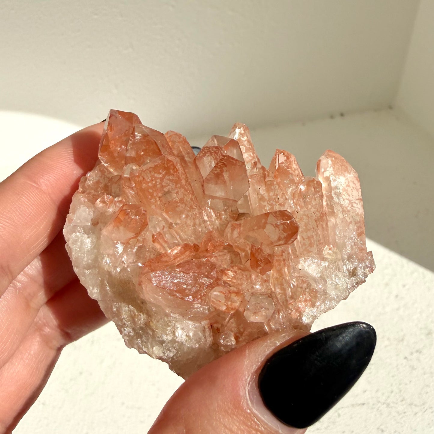 Hematite Quartz Cluster