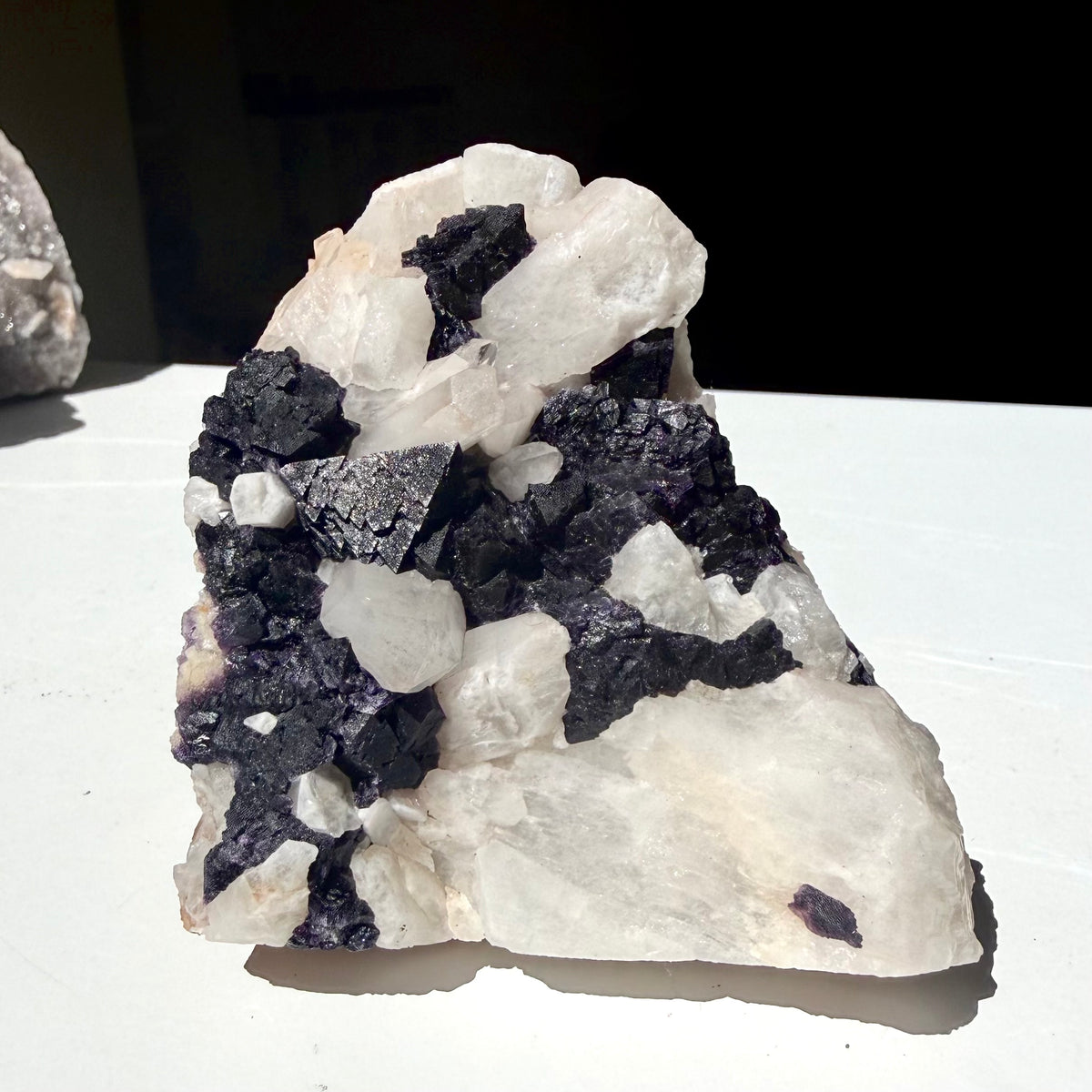 Fluorite On Quartz Freeform