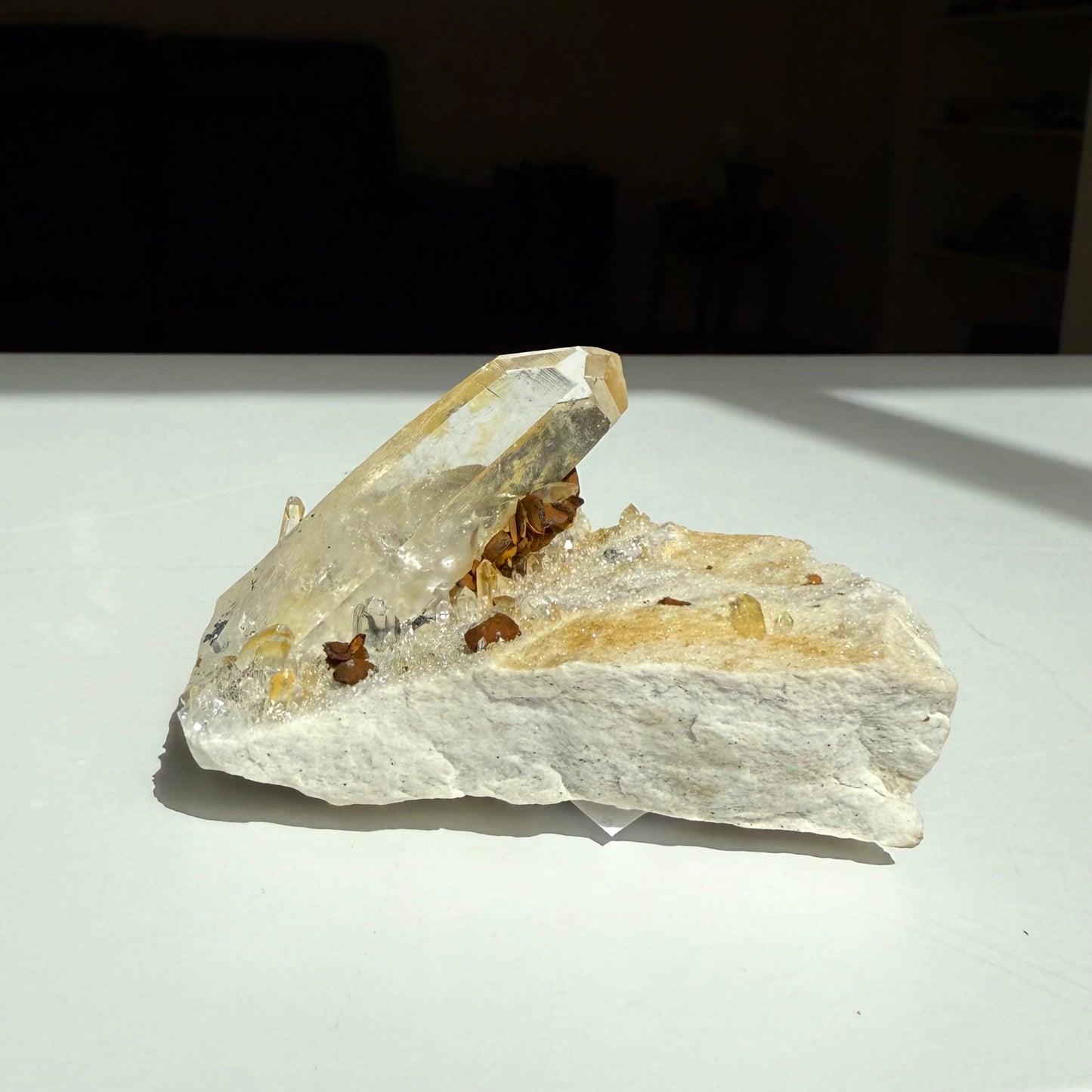 Clear Quartz On Matrix