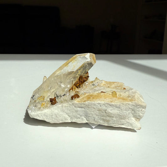Clear Quartz On Matrix
