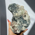 Apophyllite & Heulandite On Blue Chalcedony Freeform