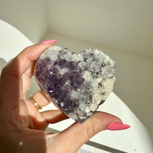 Amethyst Heart