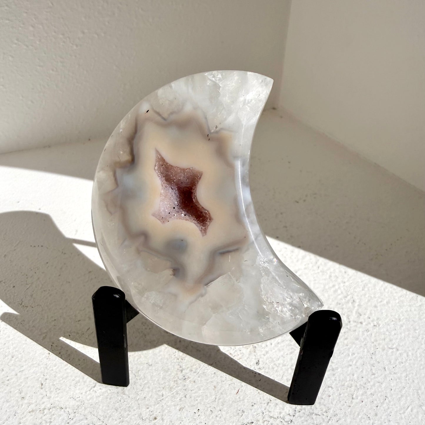 Agate Druzy Moon