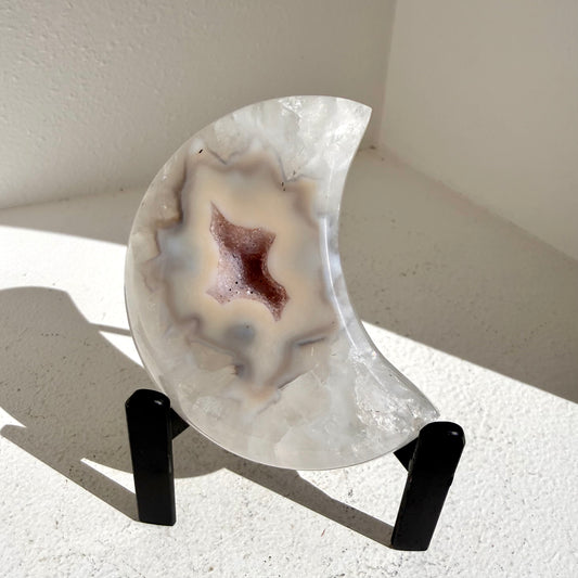 Agate Druzy Moon