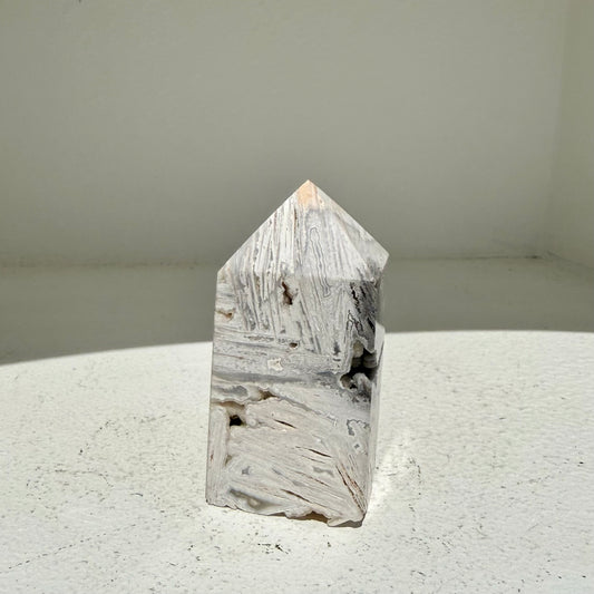 White Aragonite Point