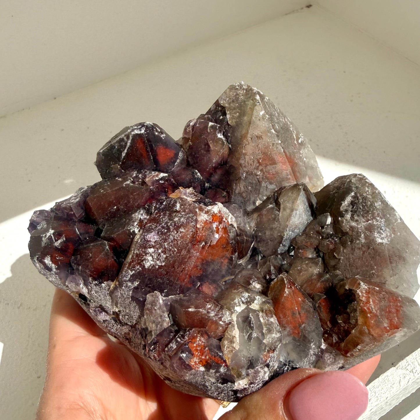 Smoky Alien Amethyst Cluster