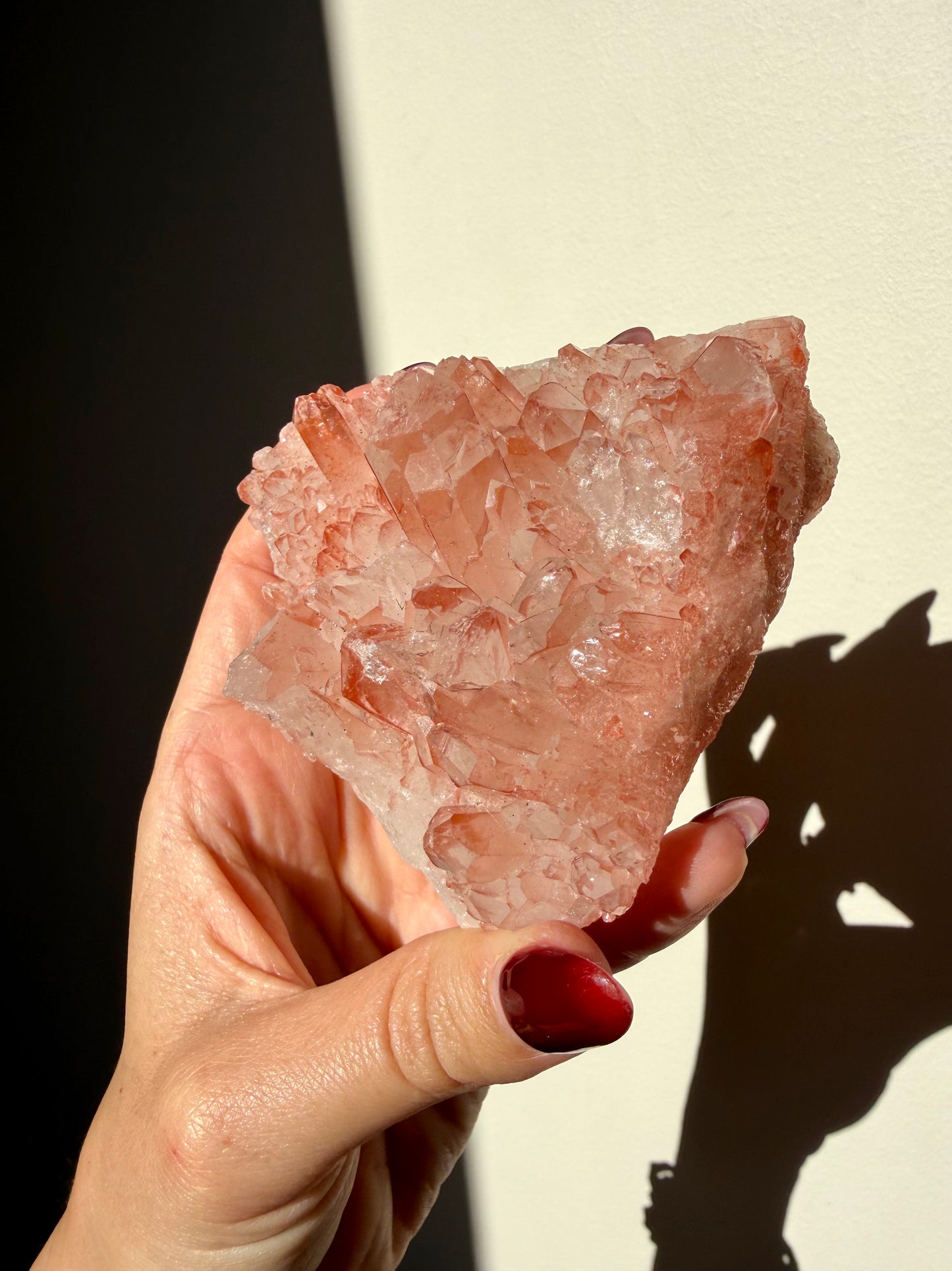 Hematite Quartz Cluster