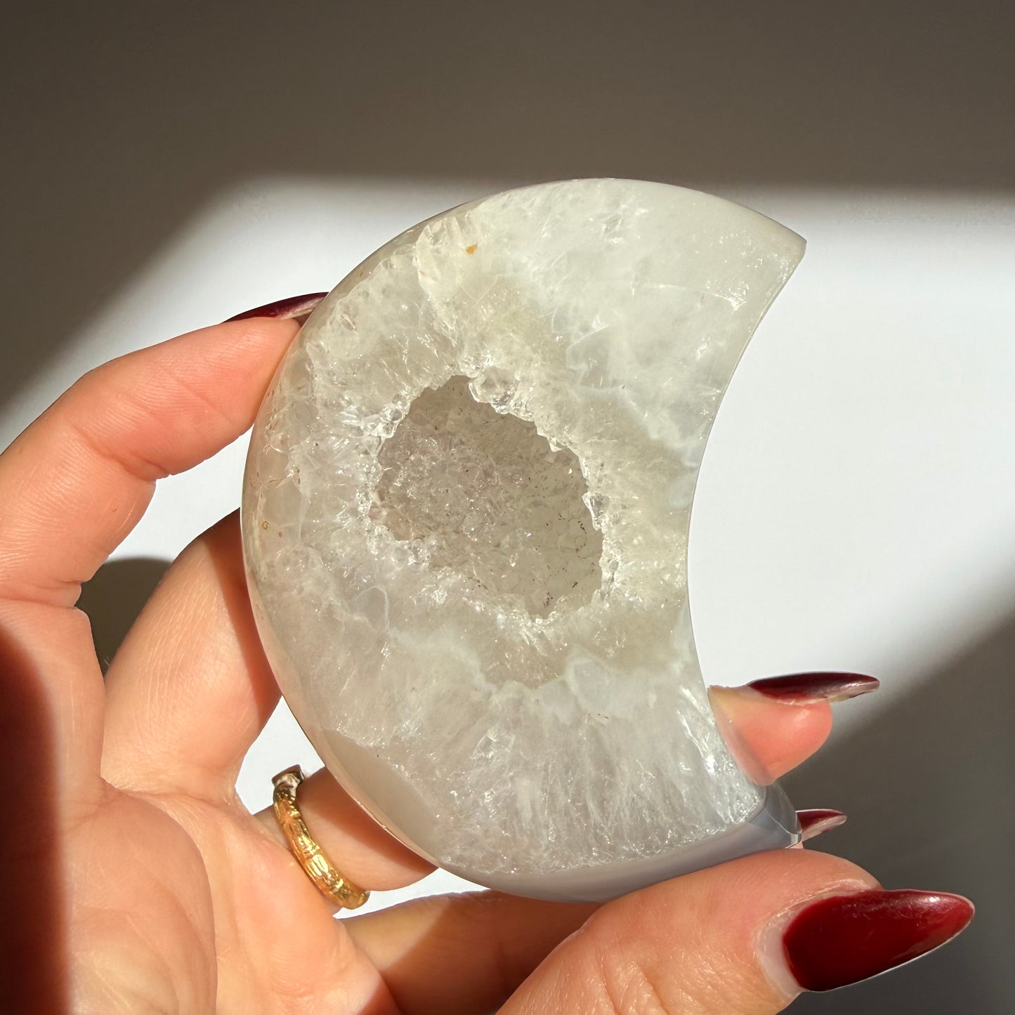 Agate Druzy Moon