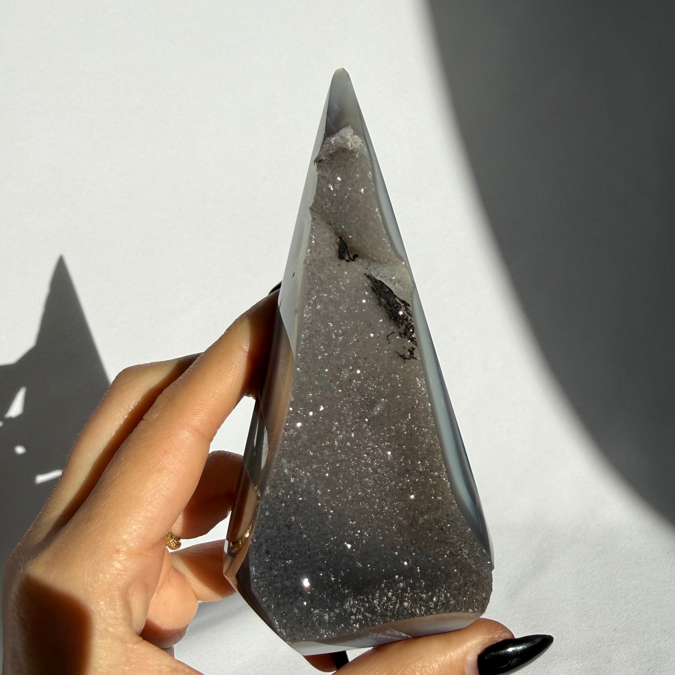 Agate Druzy Diamond