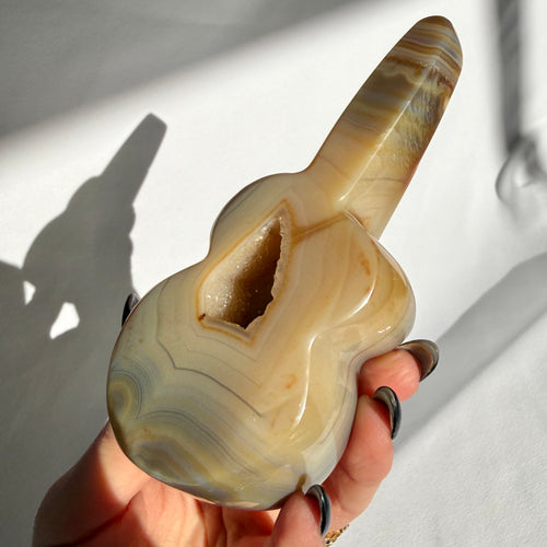 Agate Druzy Guitar